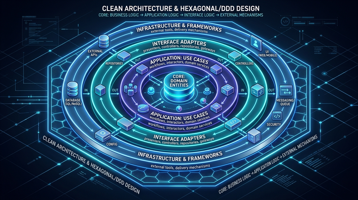 Clean Architecture ve Domain-Driven Design (DDD) Prensipleri: PHP 8.4 ile Kurumsal Düzeyde Ölçeklenebilir ve Sıfır Bağımlılıklı Çekirdek Geliştirme