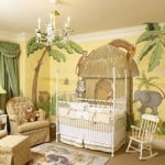 Doğa temalı bebek odası dekorasyonu