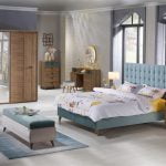 Bellona modern ceviz yatak odası takımı  vienza