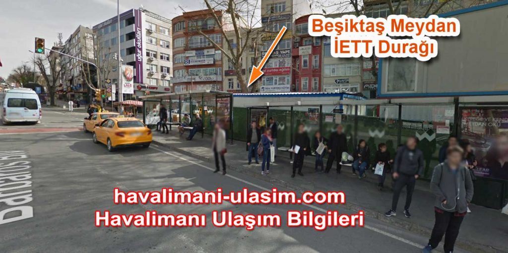 Beşiktaş Meydan Havaist otobüs durağı