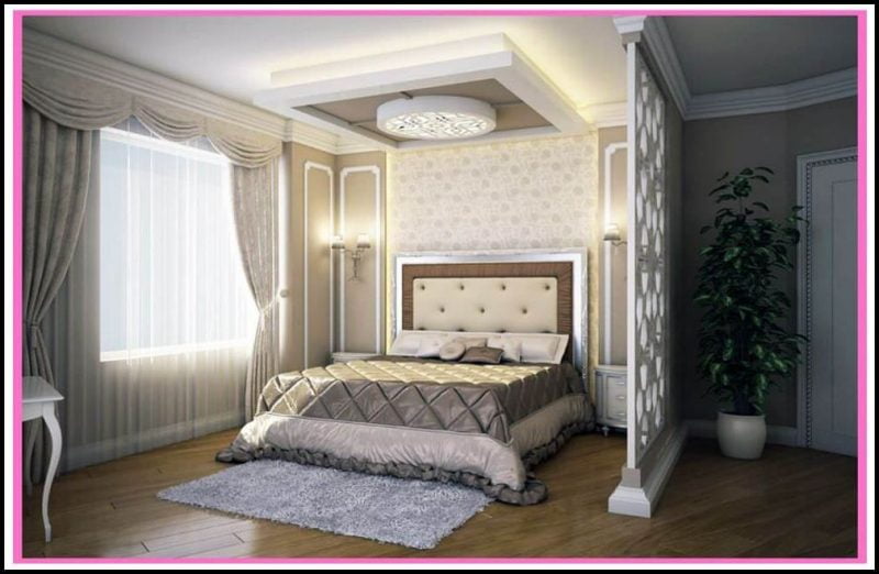 Yatak odası için asma tavan