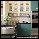 Yeşil mutfak dolabı tasarımları